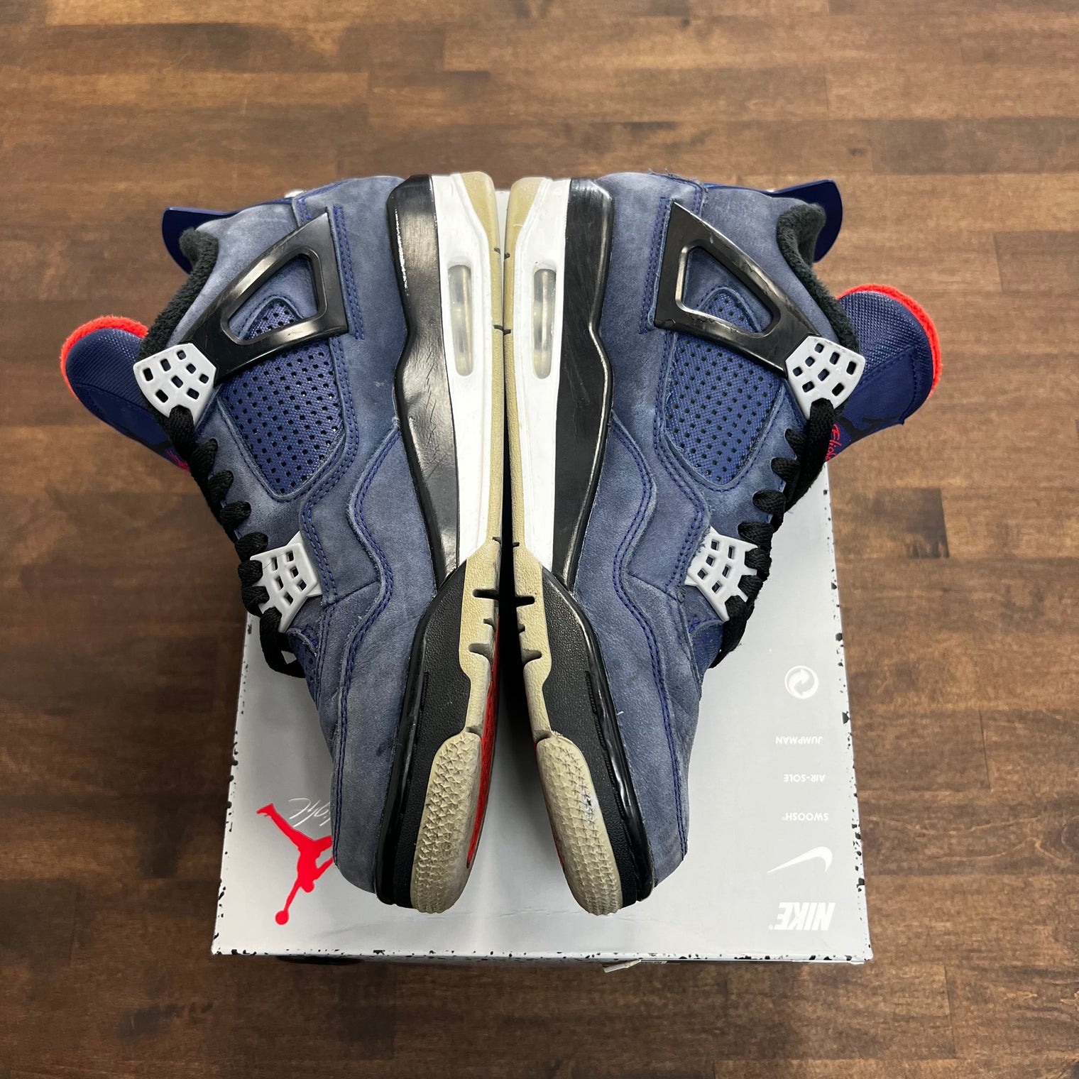 Winterized Jordan 4 Retro (USED,NO BOX TOP)