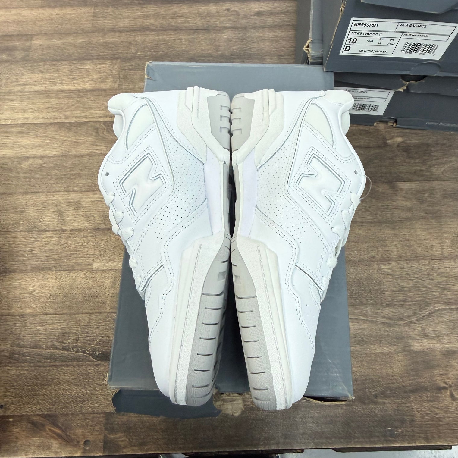 New Balance 550 White Grey (Lightly Worn)
