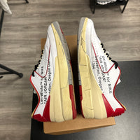 Off-White Jordan 2 White Varsity Red (USED, No Box)