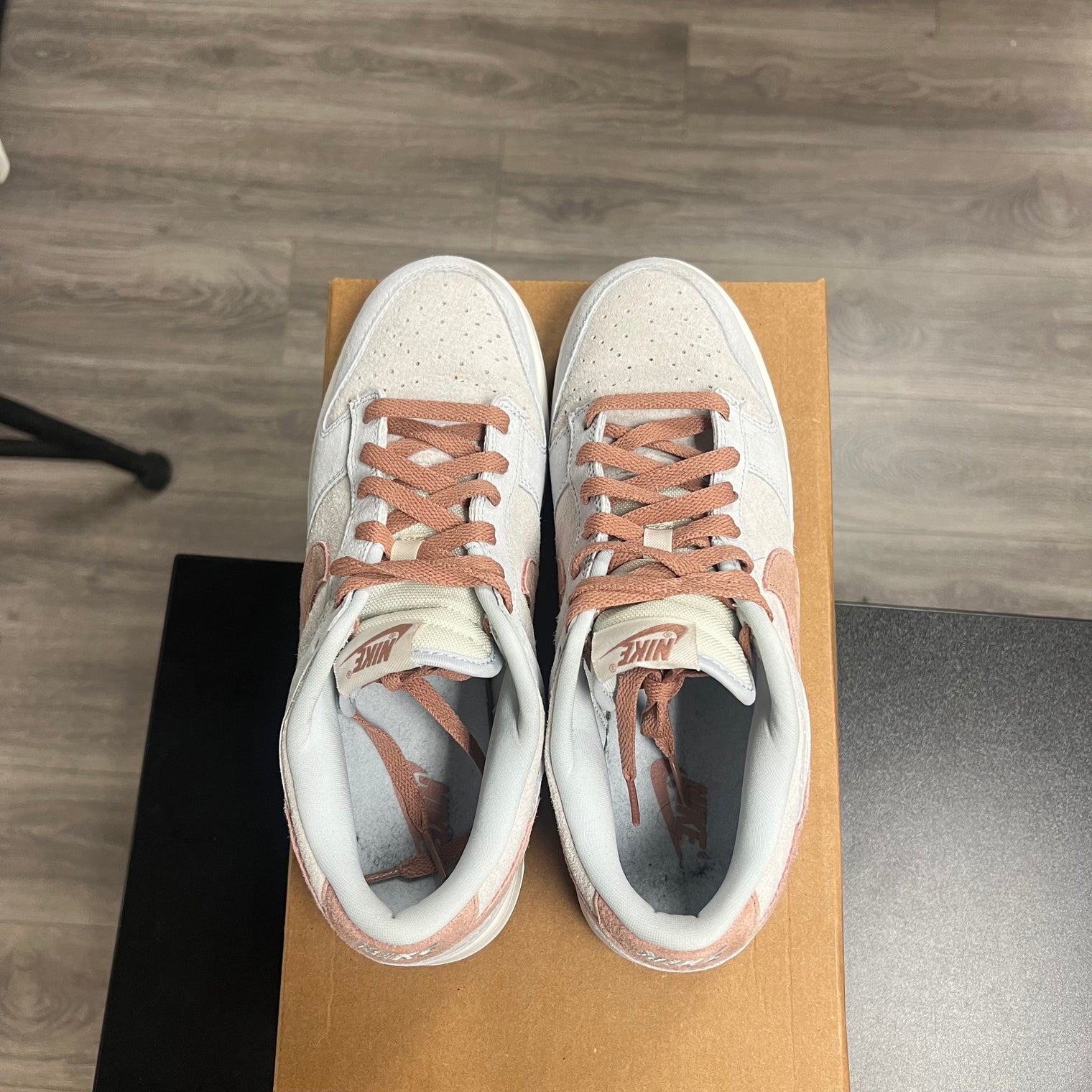 Fossil Rose Dunk Low (USED, no box)