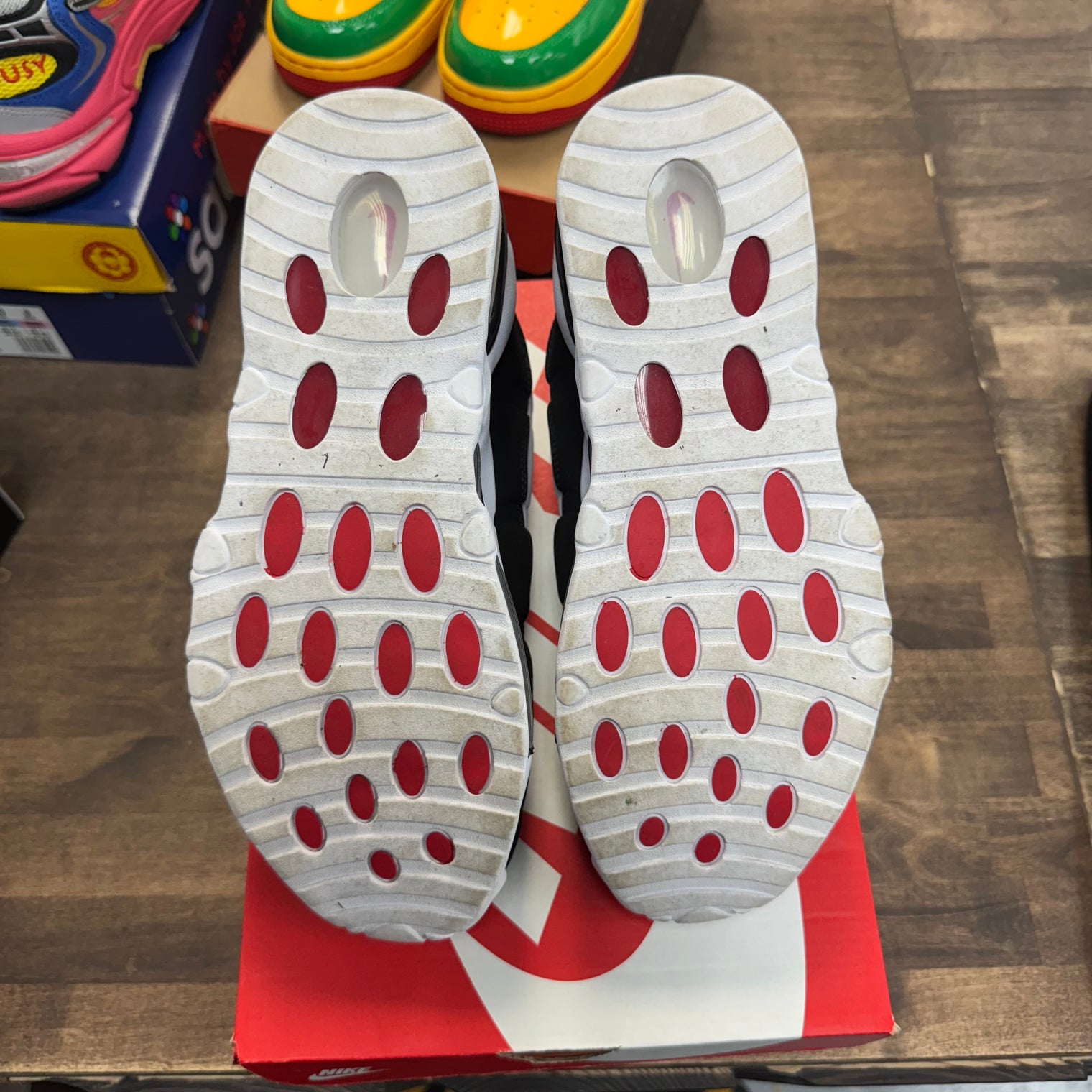 White Red Black Air Max Uptempo 95 (USED)