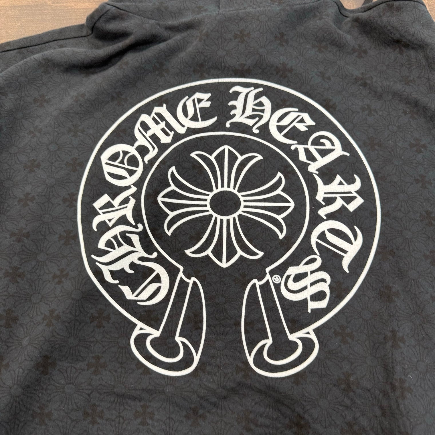 Chrome Hearts Monogram All Over Print Hoodie (USED)