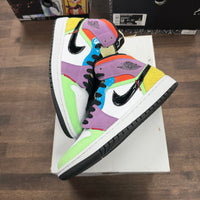 Multi Color Jordan 1 Mid SE (USED)