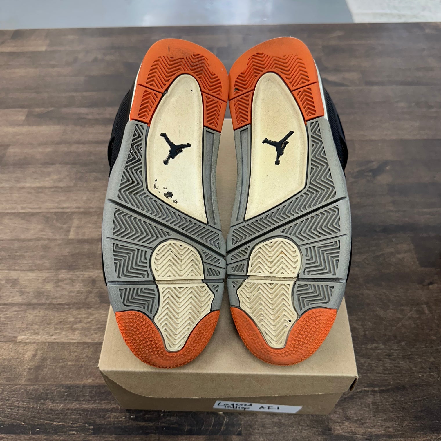 Starfish Jordan 4 (W) (Cut/Tear) (USED, No Box)