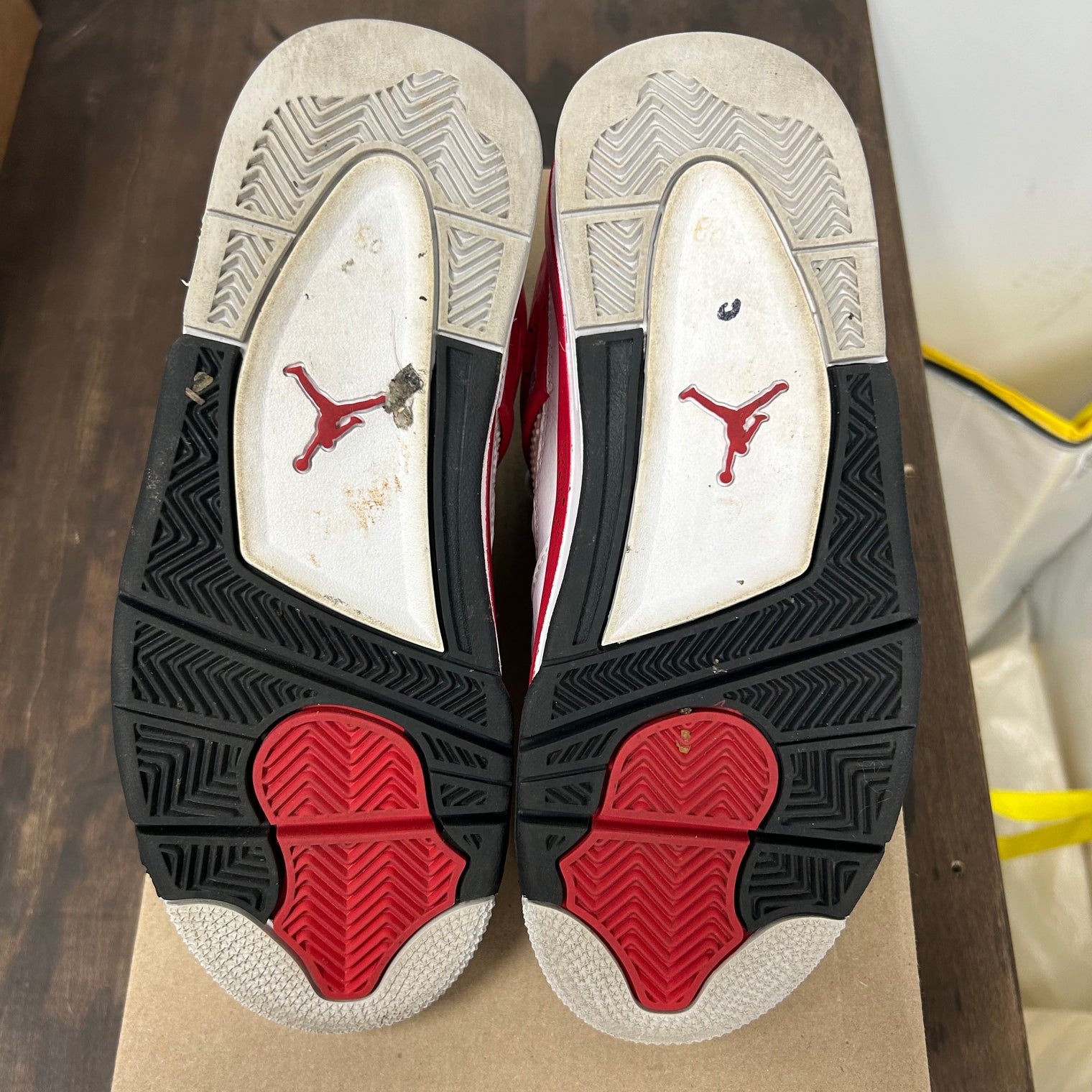 Red Cement Jordan 4 (GS) (USED, No Box)