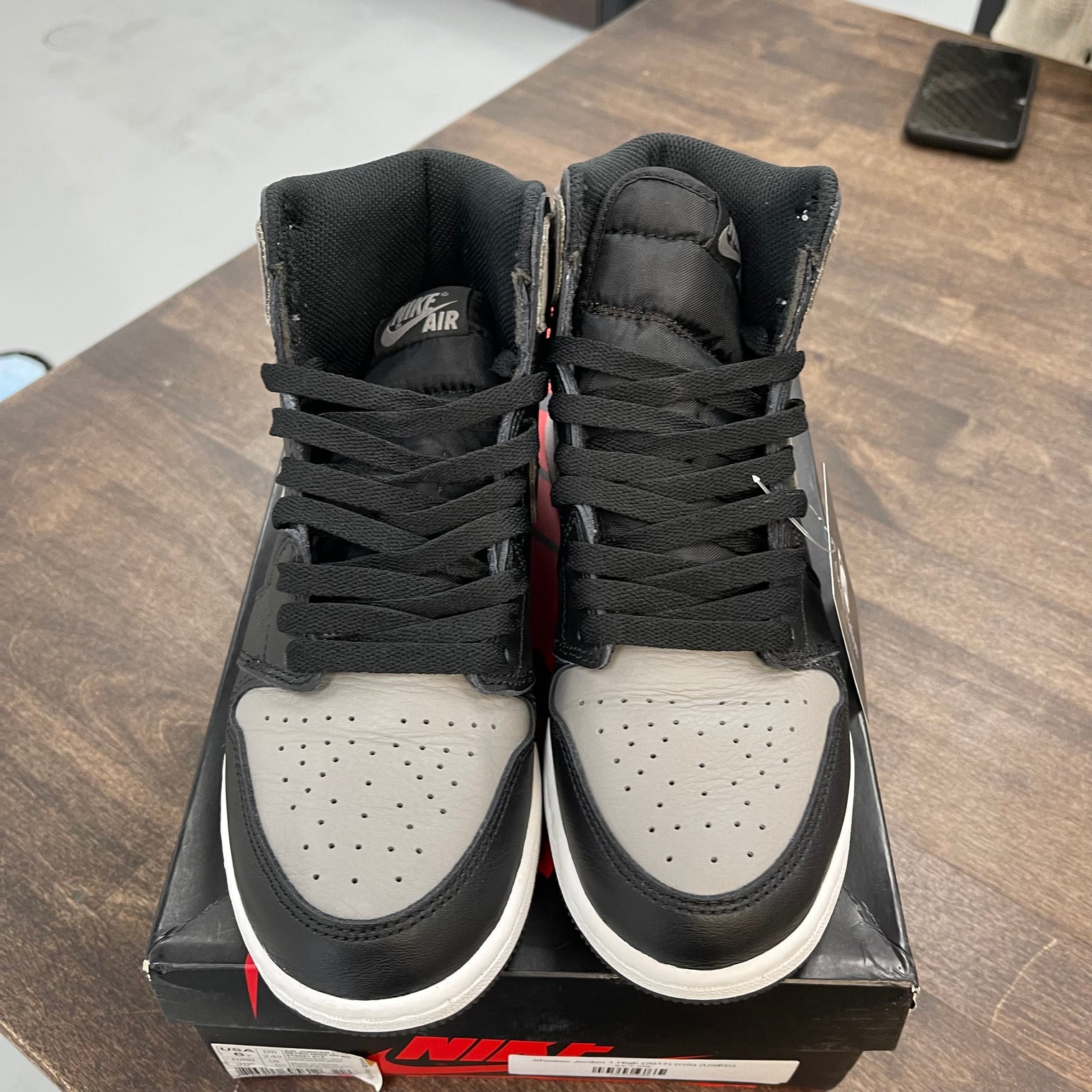 Shadow Jordan 1 High (2017) (GS) (USED)