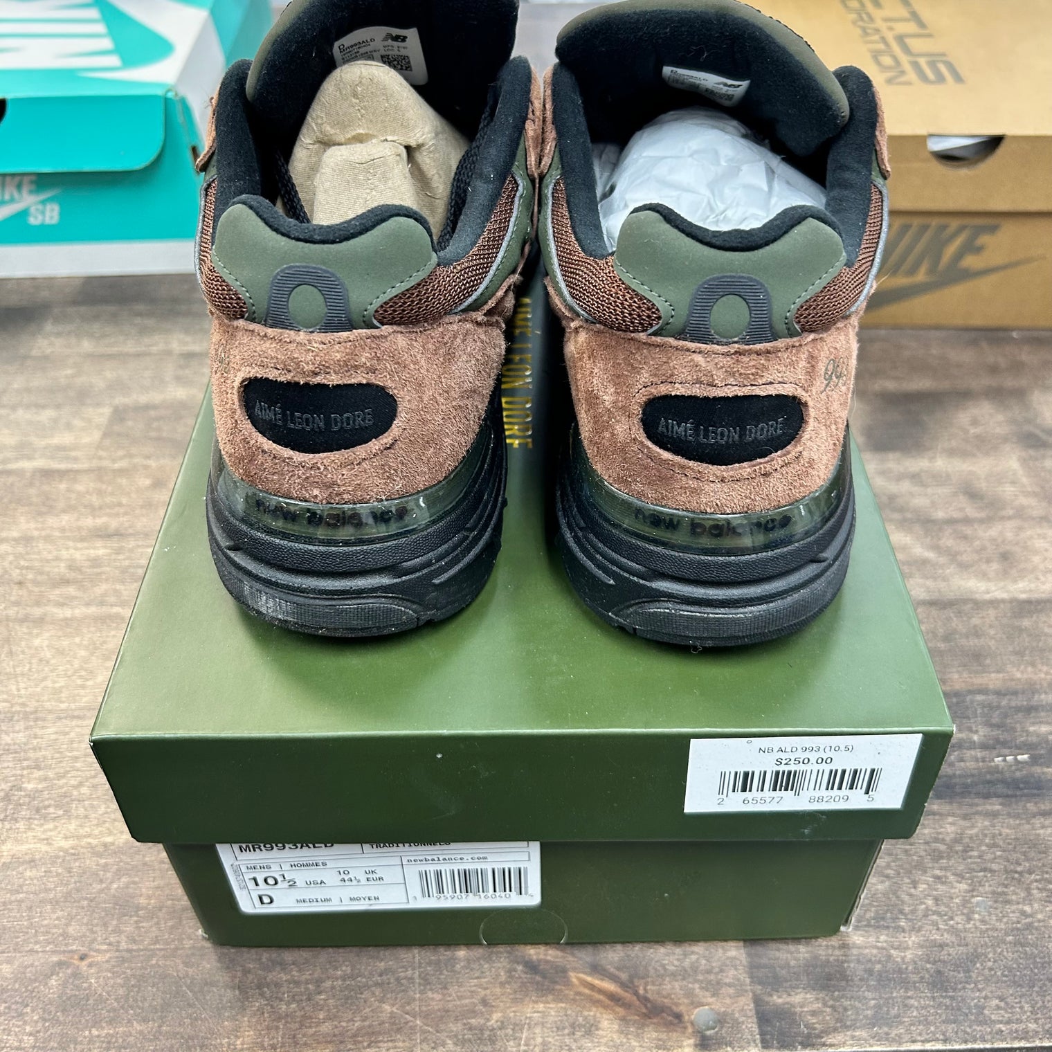 Aime Leon Dore New Balance 993 Beef Broccoli (USED)