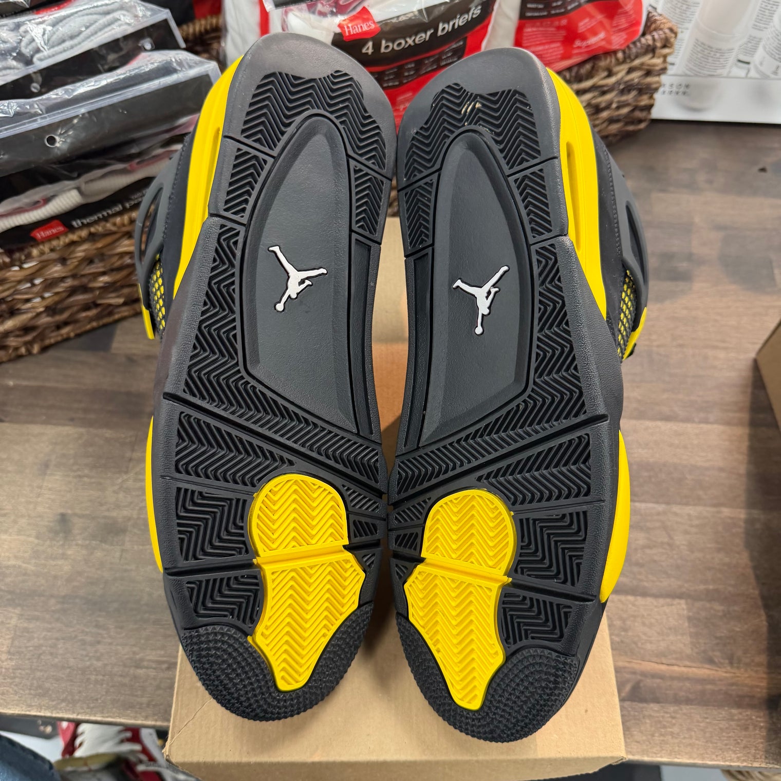 Yellow Thunder Jordan 4 Retro (Used, No Box)