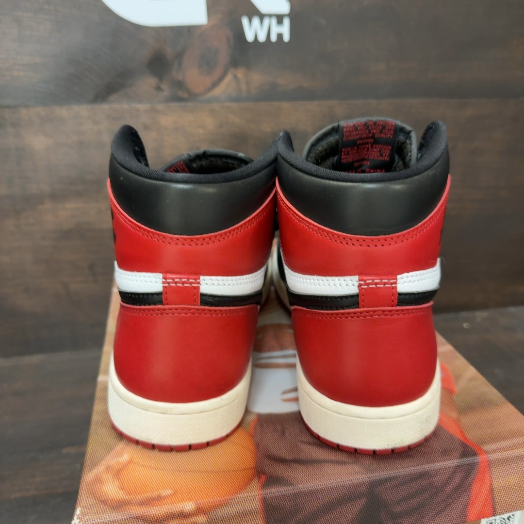 Jordan 1 Retro High OG Black Toe Reimagined Size 8.5 (Pre-Owned)