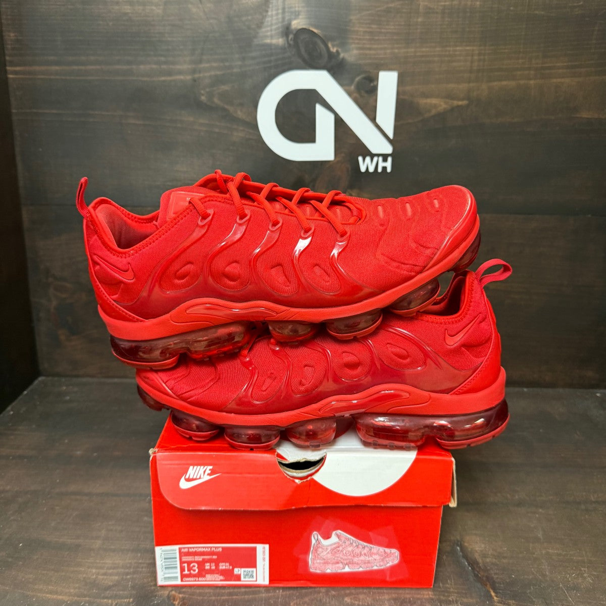 Nike Air VaporMax Plus Triple Red - Image 1