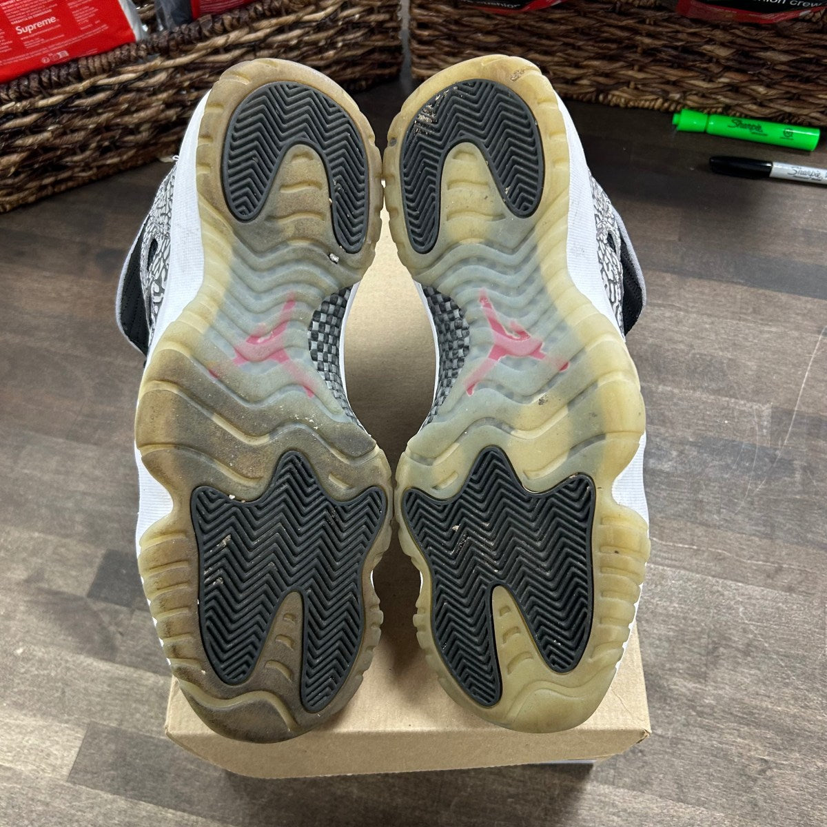 Jordan 11 Retro Low IE Black Cement Size 10.5 (Pre-Owned) - Image 5