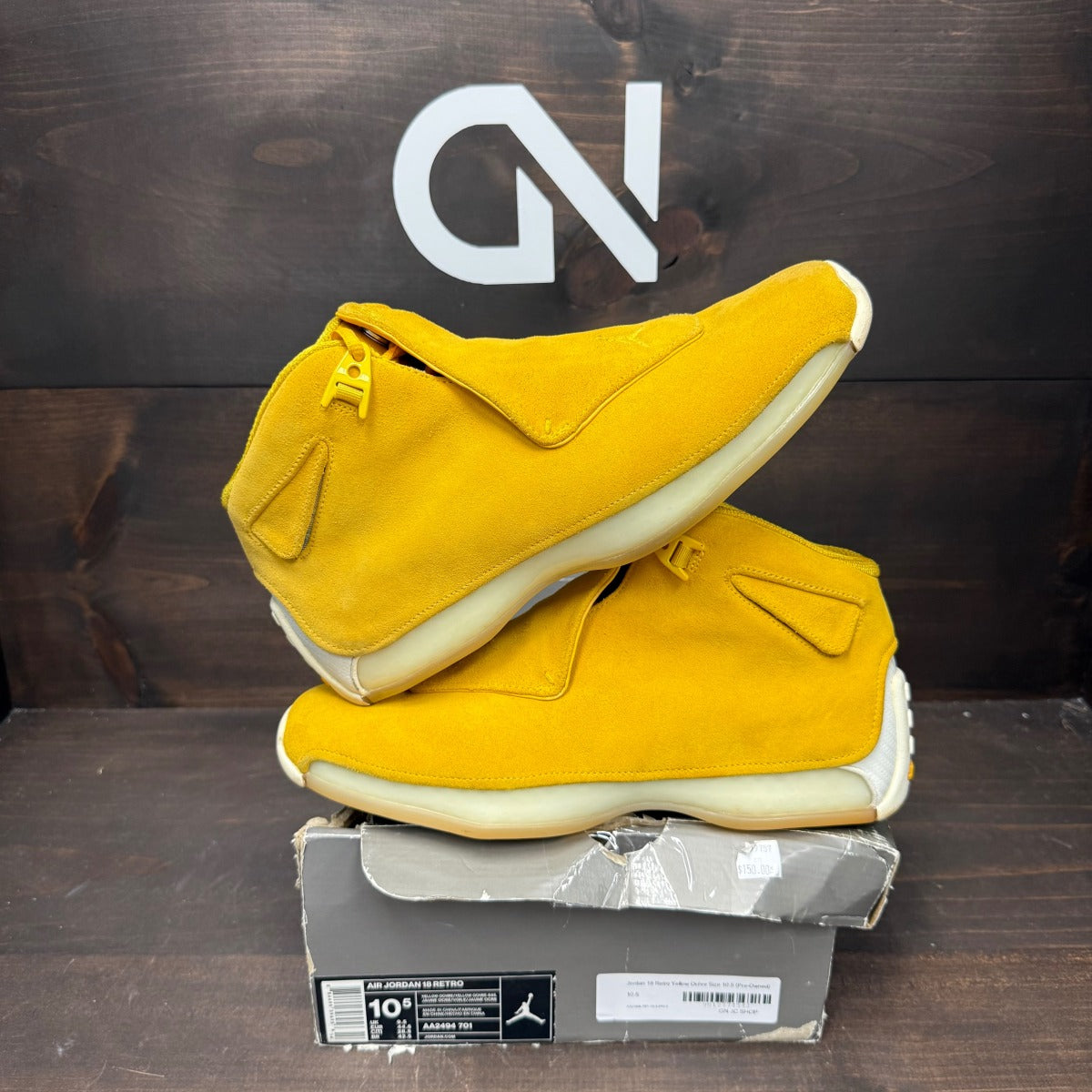 Jordan 18 Retro Yellow Ochre - Image 1