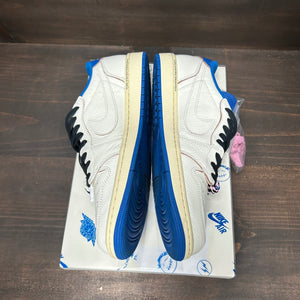 Jordan 1 Retro Low OG SP Fragment x Travis Scott Sail Military Blue - Image 4