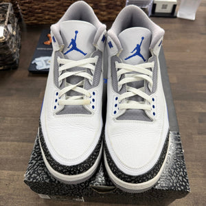 Jordan 3 Retro Racer Blue Size 12 (Pre-Owned) - Image 3