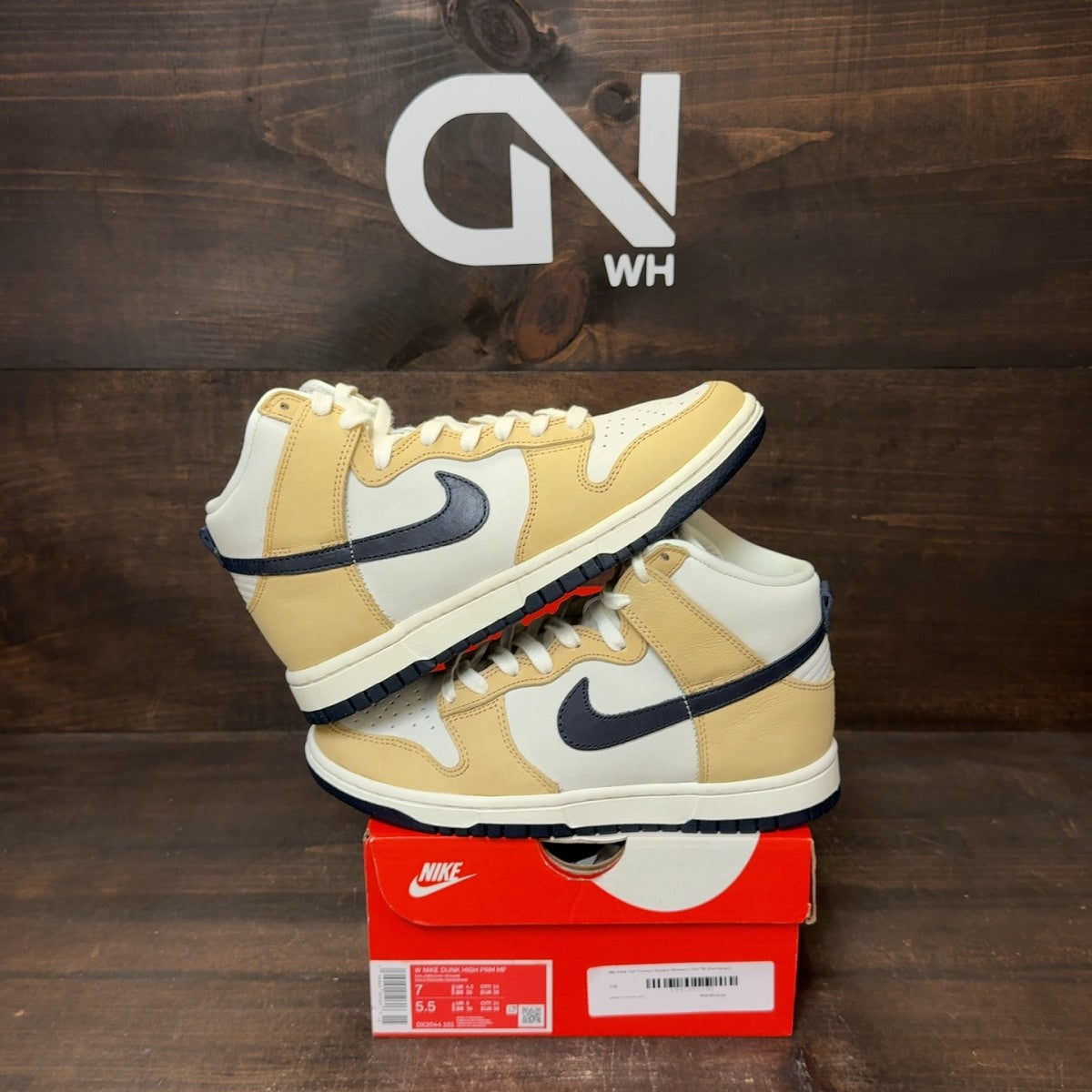 Nike Dunk High Premium Sesame (Women's) - Image 1