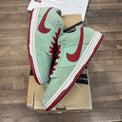 Nike SB Dunk Low Medium Mint Gym Red Size 9 (Pre-Owned) - Image 1