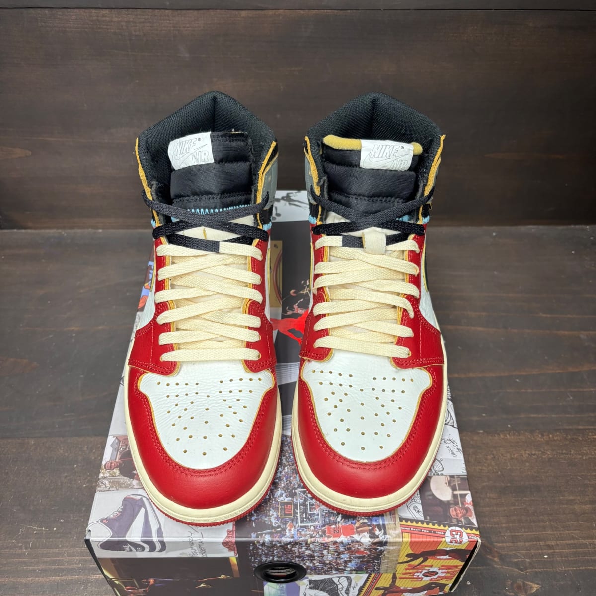Jordan 1 Retro High OG SP Union LA Chicago Shadow Size 9 (Pre-Owned) - side