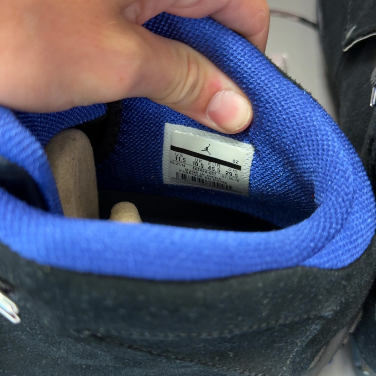 Jordan 18 Retro Black Sport Royal (2018) - Image 7