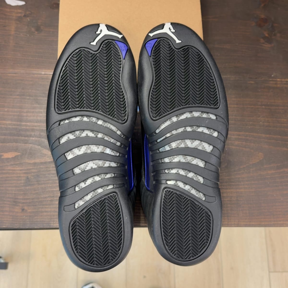 Jordan 12 Retro Black Dark Concord Size 14 - aux