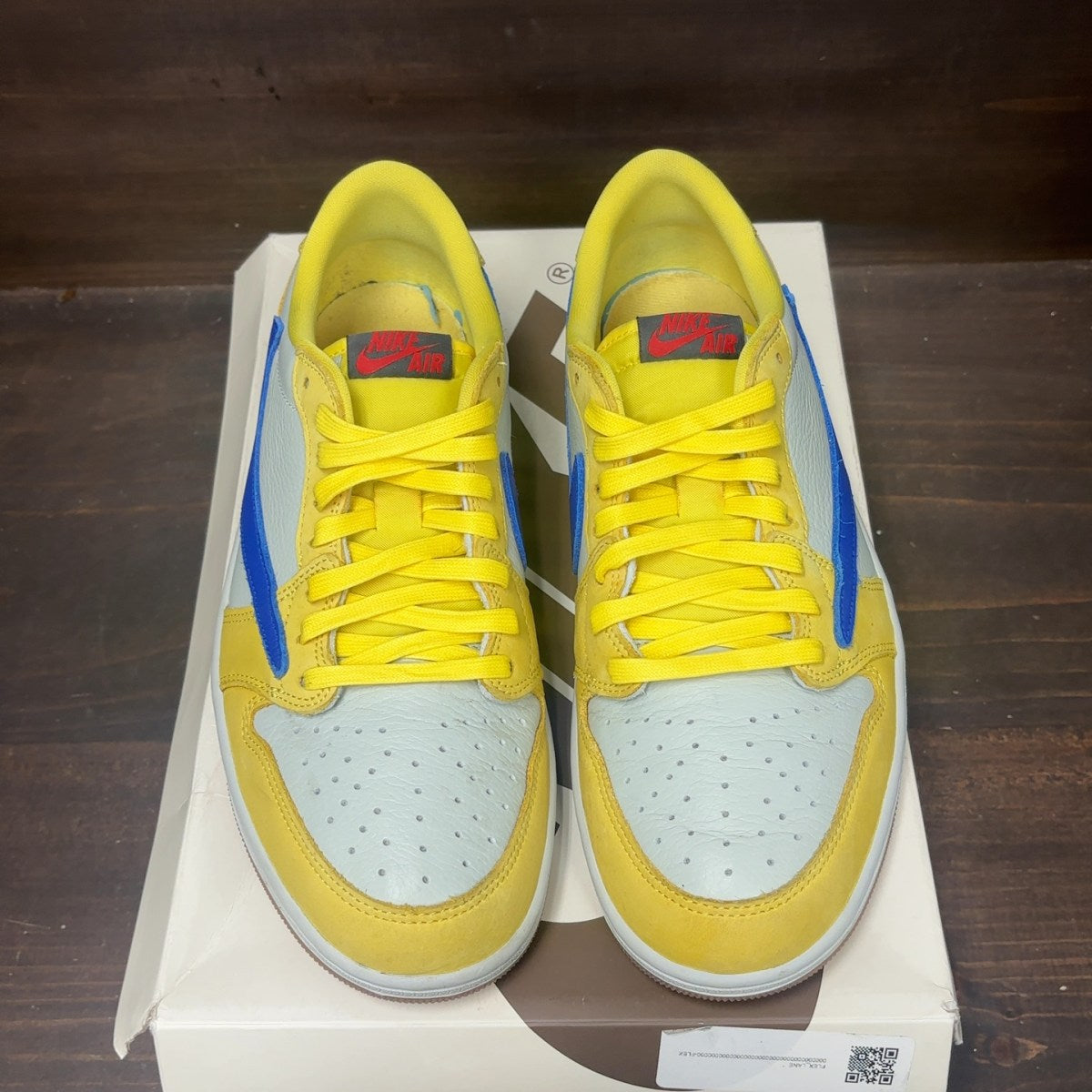 Jordan 1 Retro Low OG SP Travis Scott Canary (Women's) - Image 3