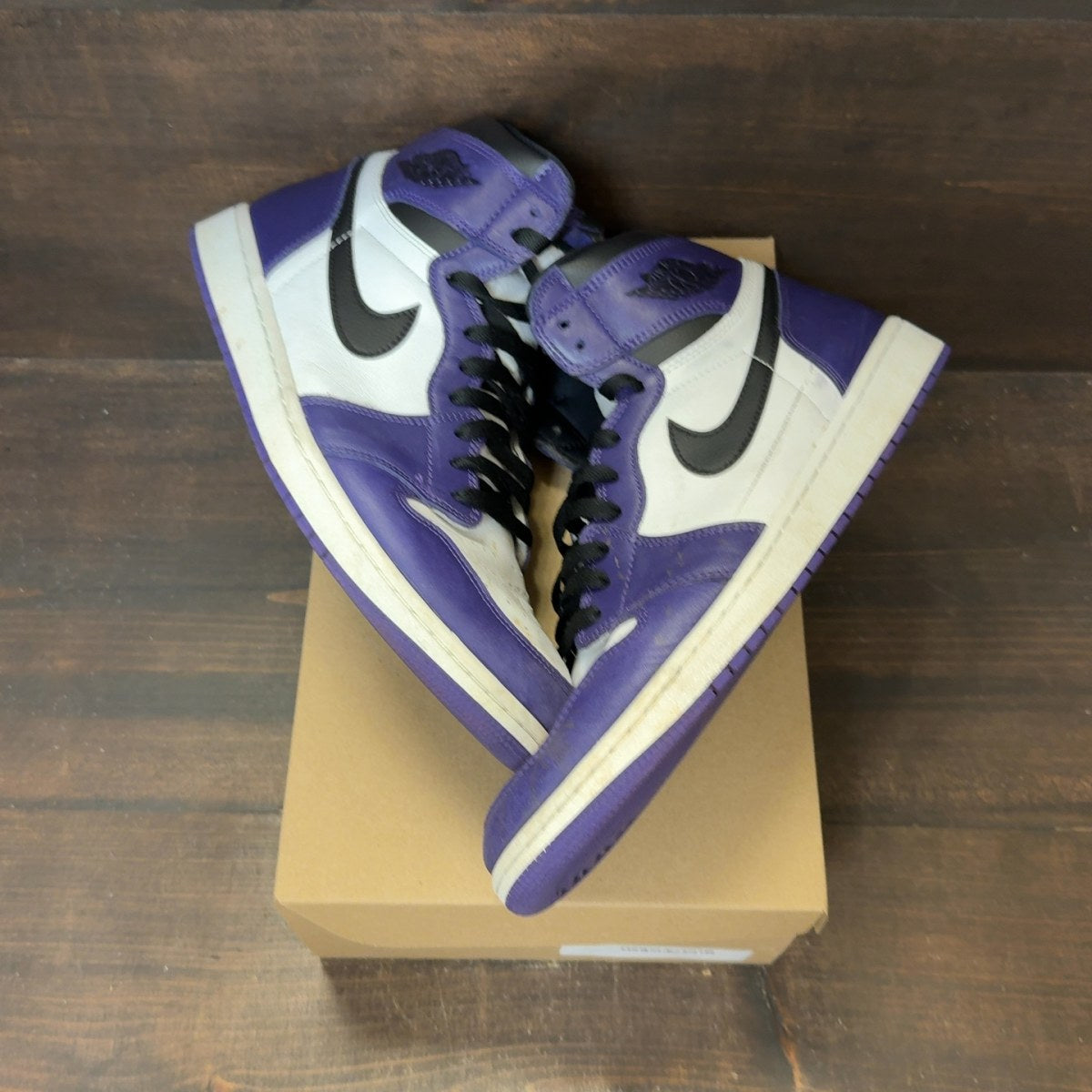 Jordan 1 Retro High Court Purple Size 13 (Pre-Owned) - Image 2
