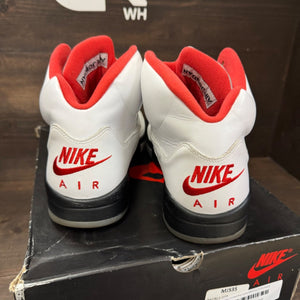 Jordan 5 Retro Fire Red Silver Tongue (2020) - Image 5