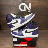 Jordan 1 Retro High Court Purple White - Image 1