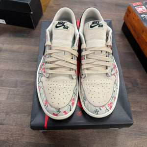 Jordan 1 Retro Low OG Rui Hachimura Oatmeal Size 9.5 (Pre-Owned) - Image 2