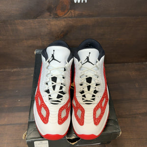 Jordan 11 Retro Low IE White Gym Red - Image 3