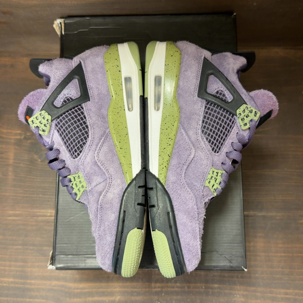 Jordan 4 Retro Canyon Purple (Women's) Size 8.5W (Pre-Owned) - aux