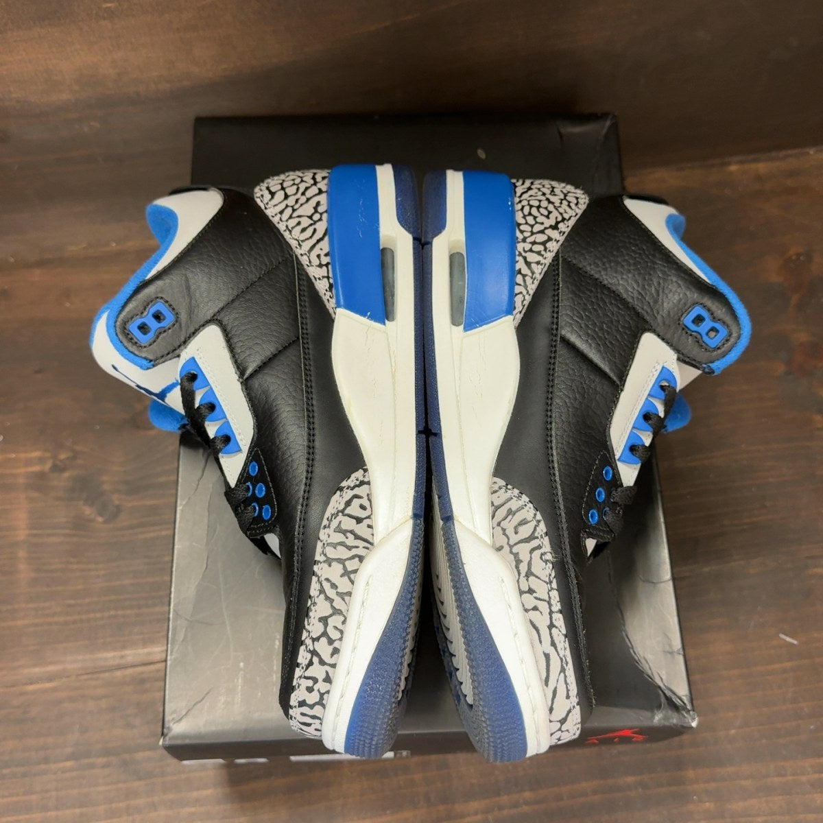 Jordan 3 Retro Sport Blue - Image 4