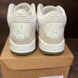 Jordan 3 Retro Pure White (2018) Size 8.5 (Pre-Owned) - Image 5