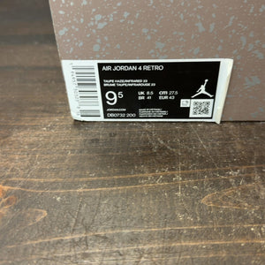 Jordan 4 Retro Taupe Haze Size 9.5 (Pre-Owned)
