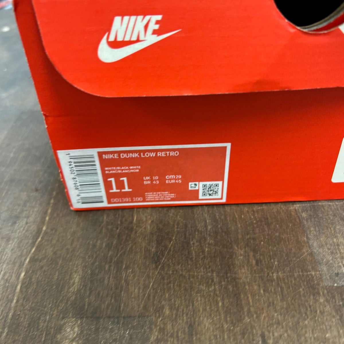 Nike Dunk Low Retro White Black Panda - Image 6