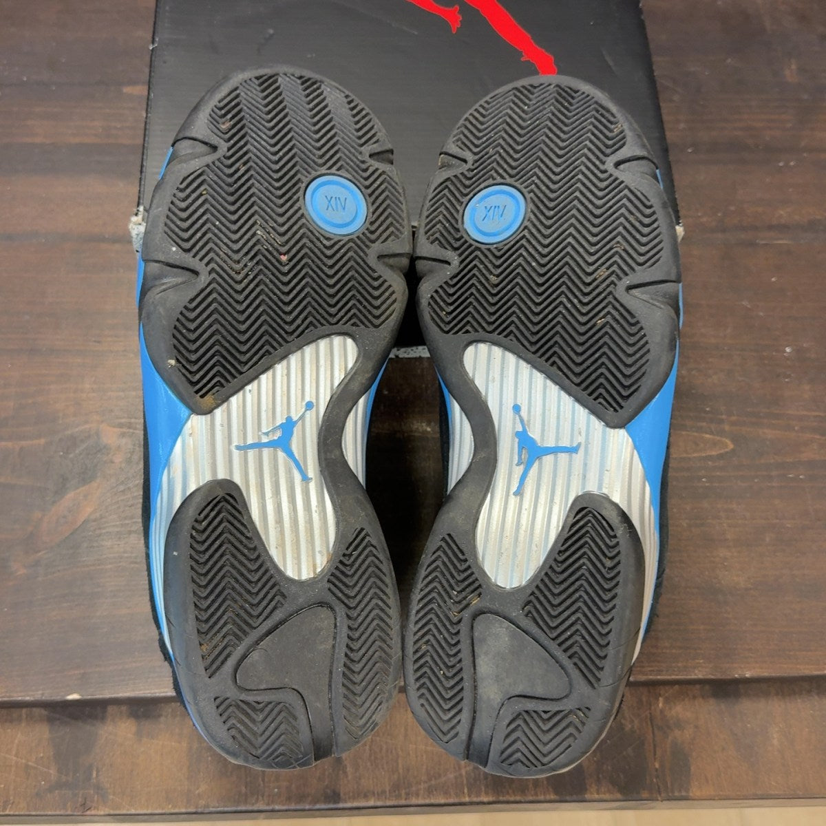 Jordan 14 Retro Black University Blue (2026) Size 11.5 (Pre-Owned) - Image 8