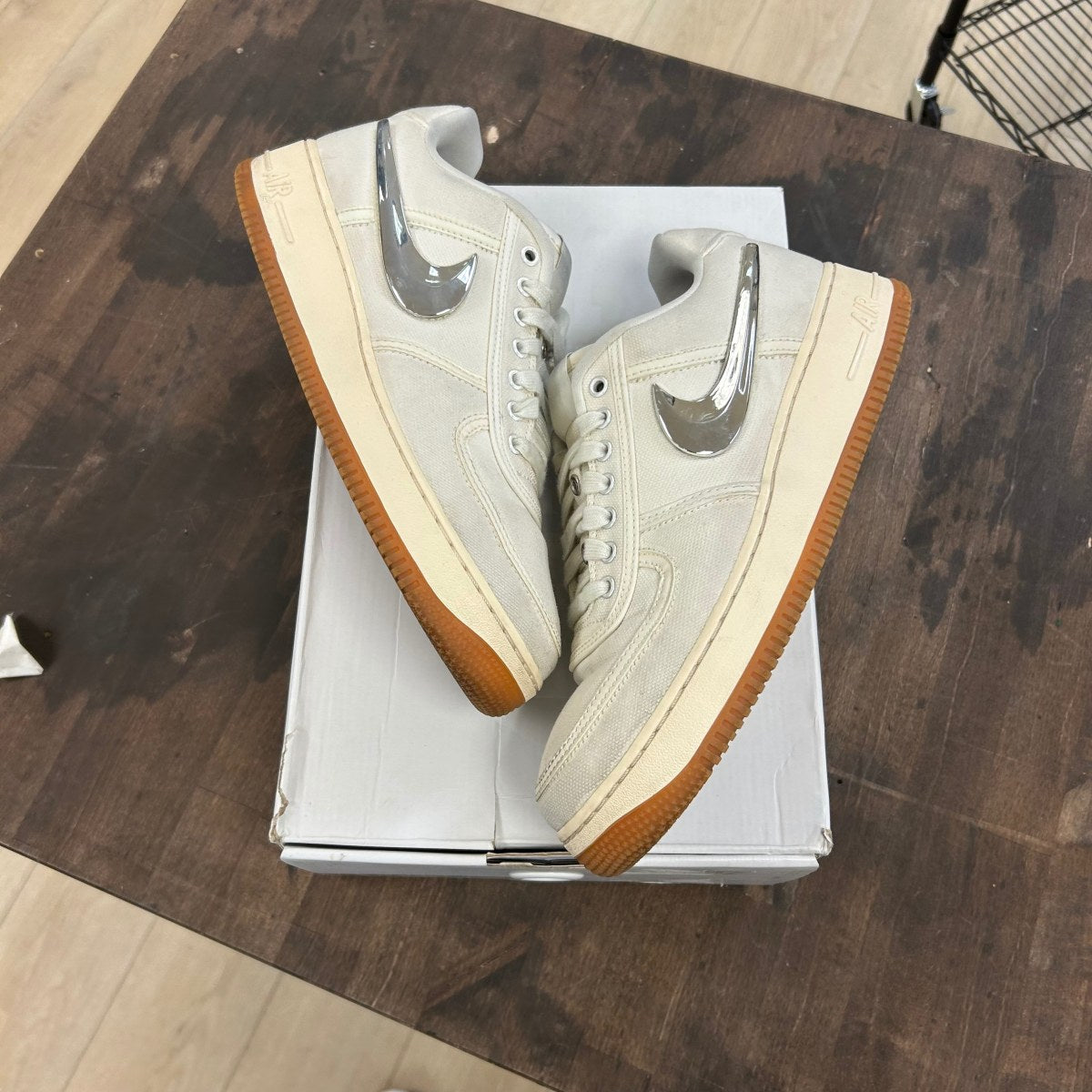 Nike Air Force 1 Low Travis Scott Sail - Image 1