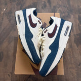 Nike Air Max 1 Coconut Milk Burgundy Crush Navy - Image 1