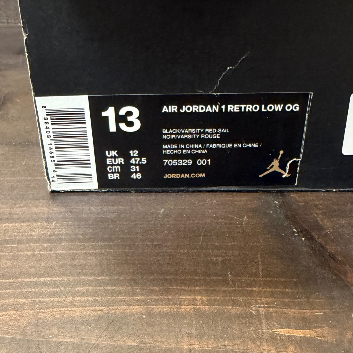Jordan 1 Retro Low Bred (2015) - Image 8