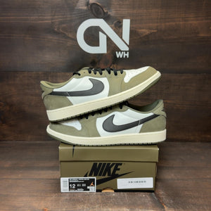 Jordan 1 Retro Low OG Medium Olive - Image 1
