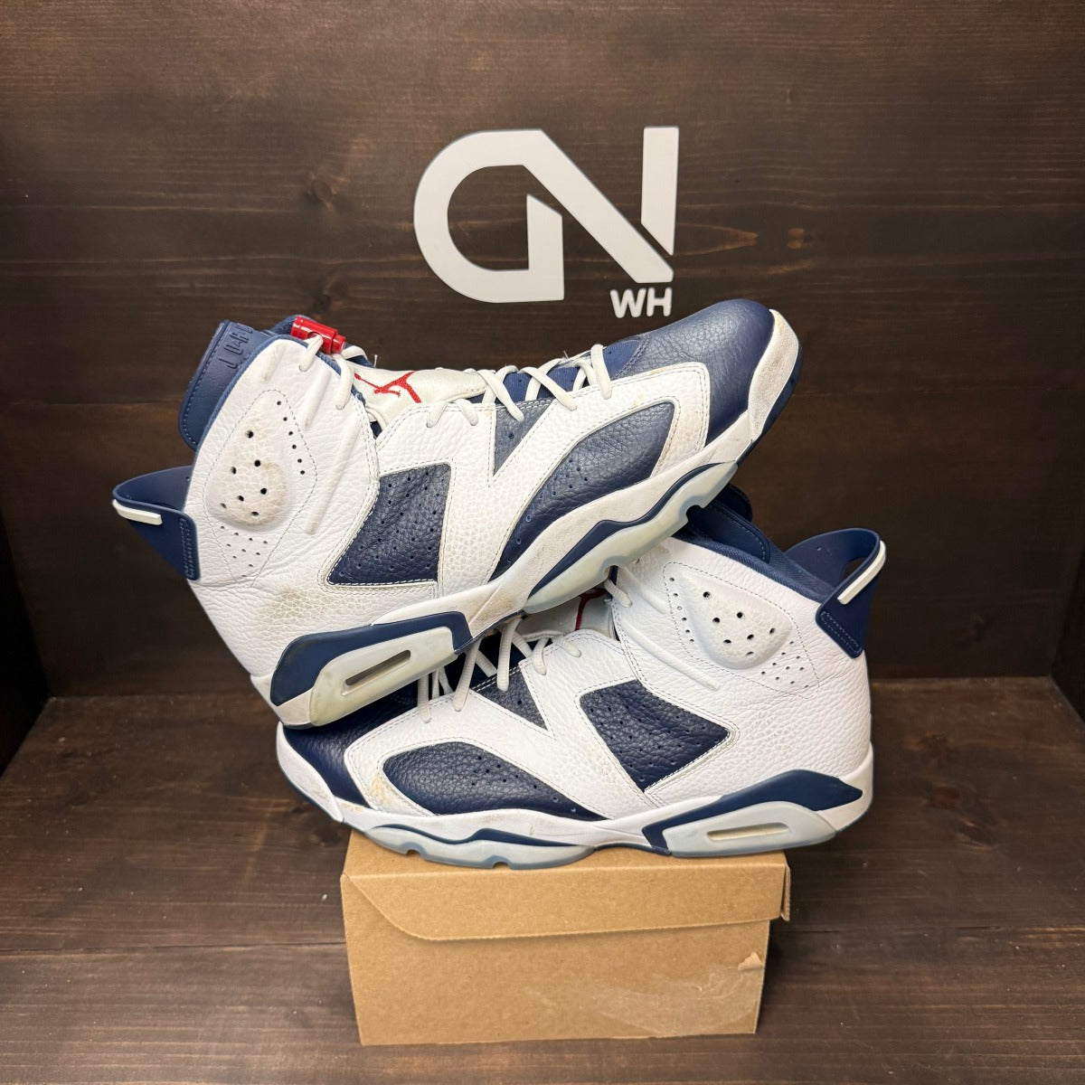 Jordan 6 Retro Olympic (2024) Size 13 (Pre-Owned) - Image 1