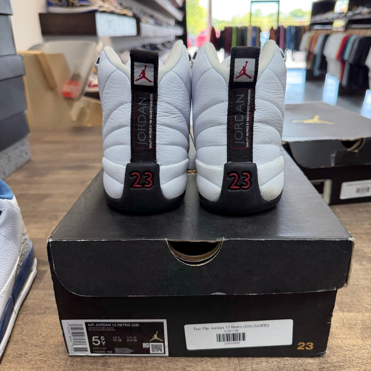 Jordan 12 Retro Taxi Flip (GS) - Image 2