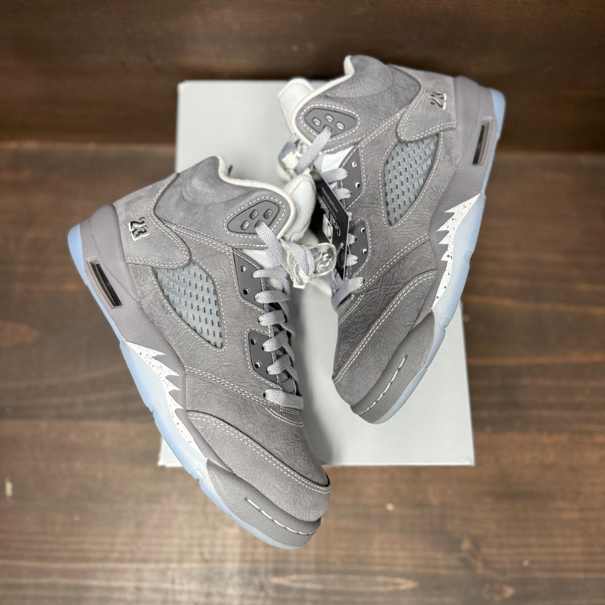 Jordan 5 Retro Wolf Grey (2026) (GS) - Image 4
