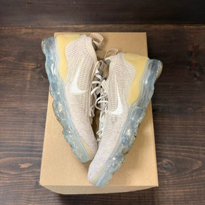 Nike Wmns Air VaporMax 2021 Flyknit 'Oatmeal' Size 9W (Pre-Owned) - Image 1