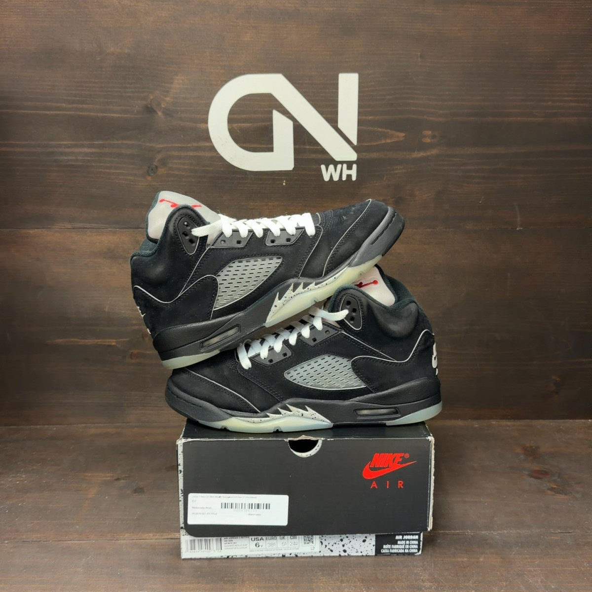 Jordan 5 Retro OG Black Metallic Reimagined (GS) - Image 1