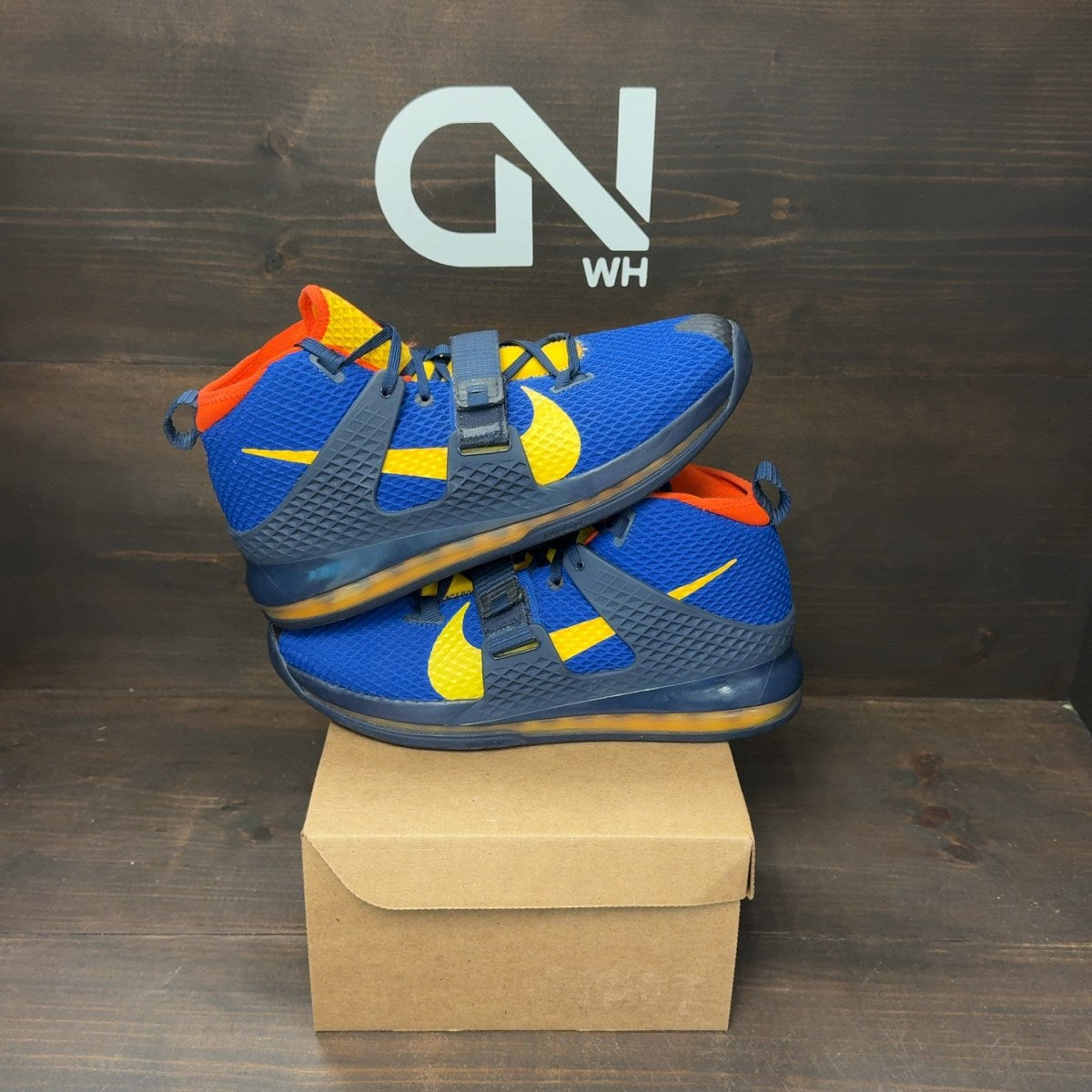 Nike Air Force Max 2 'Midnight Navy Amarillo' Size 11 (Pre-Owned) - Image 1