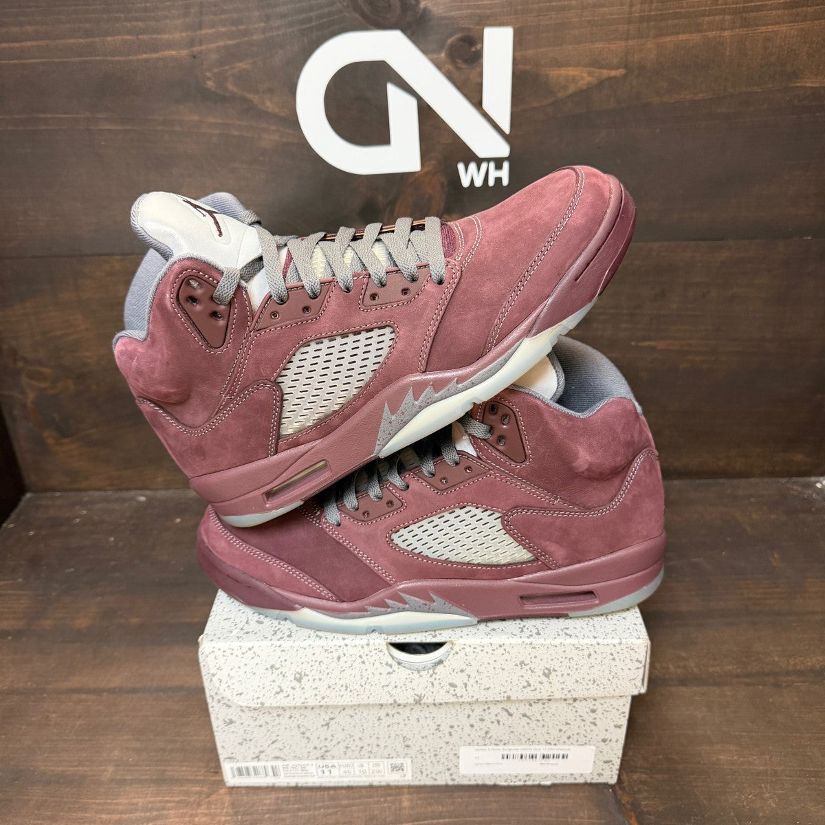Jordan 5 Retro Burgundy (2023) - Image 1