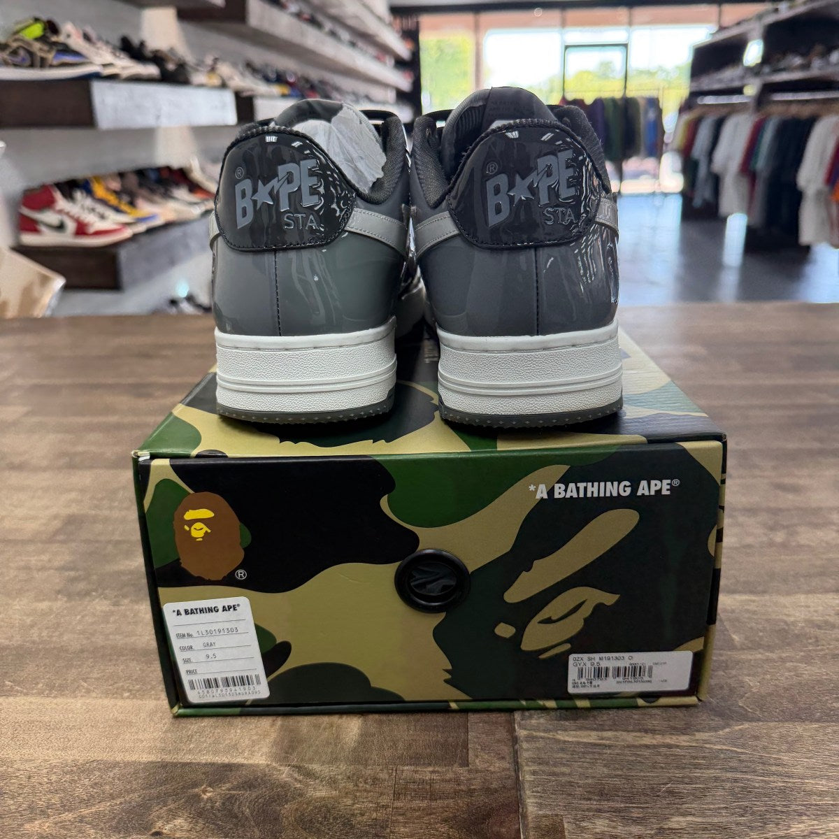 A Bathing Ape Bape Sta #1 Grey - Image 3