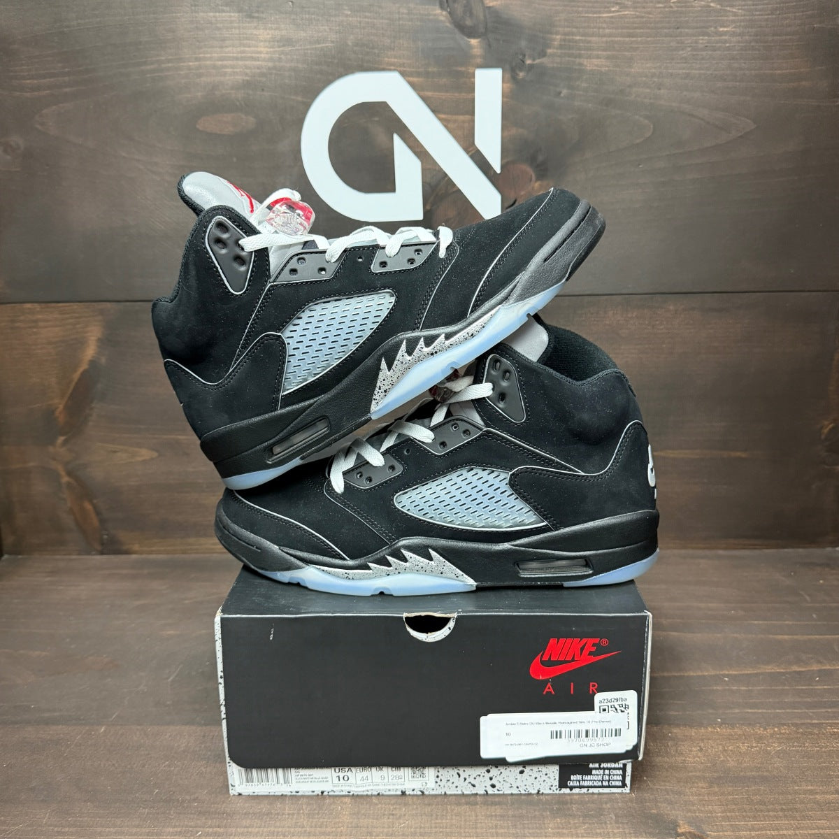 Jordan 5 Retro OG Black Metallic Reimagined - Image 1