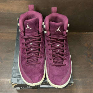 Jordan 12 Retro Bordeaux (GS) Size 7Y (Pre-Owned) - tag