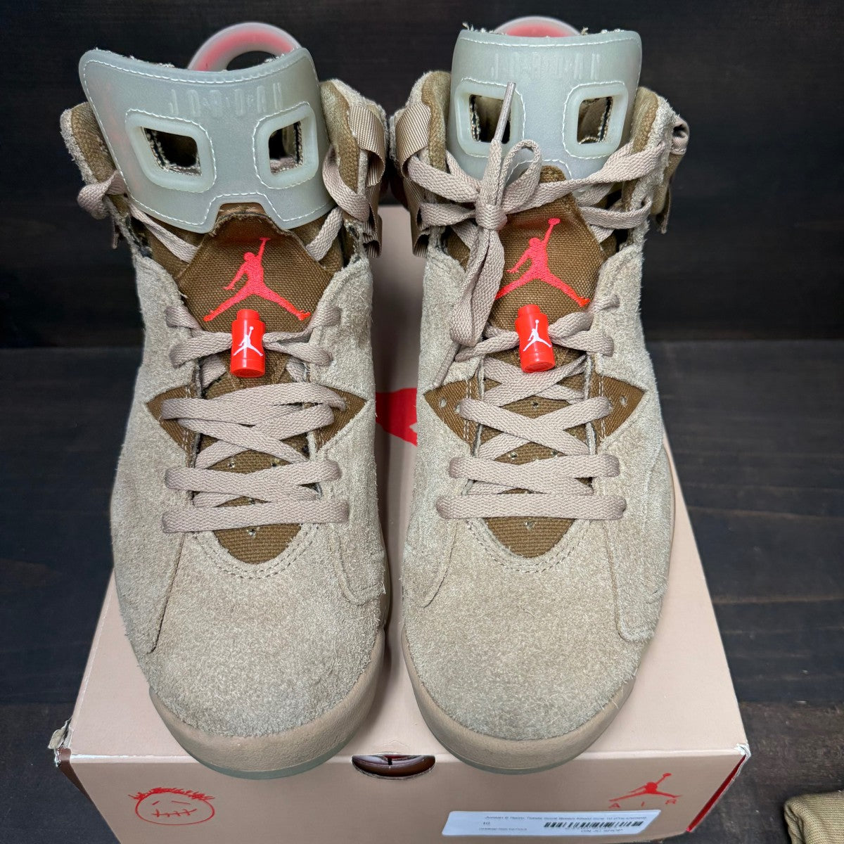 Jordan 6 Retro Travis Scott British Khaki - Image 2